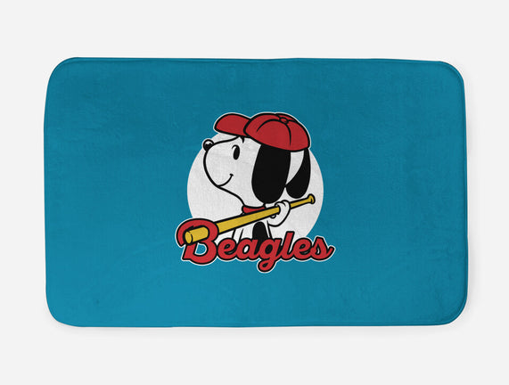 Comic Beagle Baseball