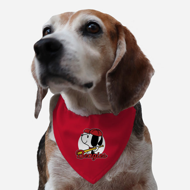 Comic Beagle Baseball-Dog-Adjustable-Pet Collar-Studio Mootant