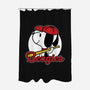 Comic Beagle Baseball-None-Polyester-Shower Curtain-Studio Mootant