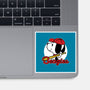 Comic Beagle Baseball-None-Glossy-Sticker-Studio Mootant