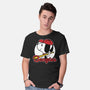 Comic Beagle Baseball-Mens-Basic-Tee-Studio Mootant