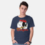 Comic Beagle Baseball-Mens-Basic-Tee-Studio Mootant