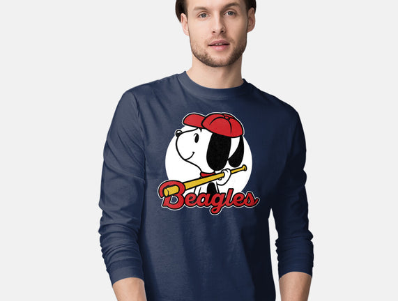 Comic Beagle Baseball