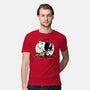 Comic Beagle Baseball-Mens-Premium-Tee-Studio Mootant