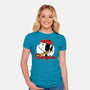 Comic Beagle Baseball-Womens-Fitted-Tee-Studio Mootant