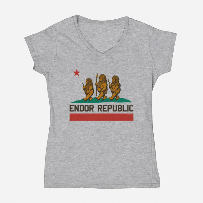 Endor Republic-Womens-V-Neck-Tee-Hafaell