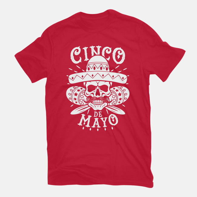 Cinco De Mayo Skull-Unisex-Basic-Tee-Boggs Nicolas