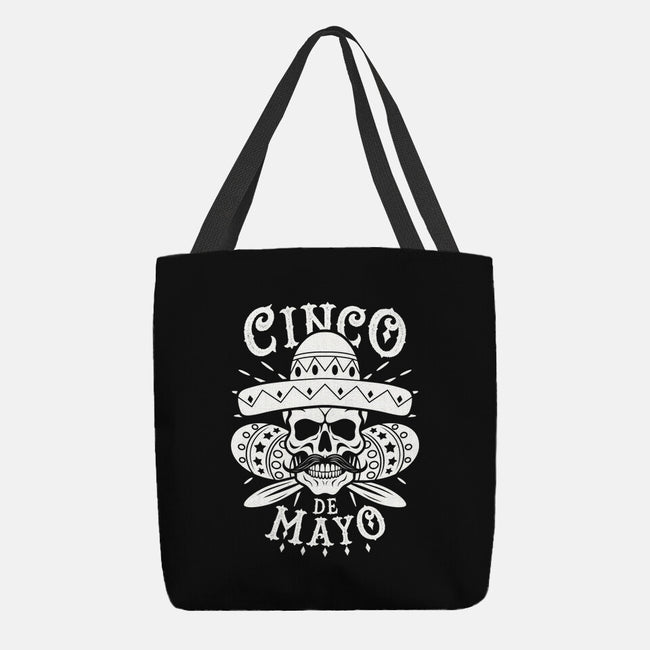 Cinco De Mayo Skull-None-Basic Tote-Bag-Boggs Nicolas