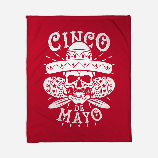 Cinco De Mayo Skull-None-Fleece-Blanket-Boggs Nicolas