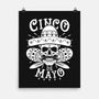 Cinco De Mayo Skull-None-Matte-Poster-Boggs Nicolas