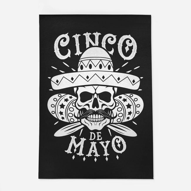 Cinco De Mayo Skull-None-Indoor-Rug-Boggs Nicolas