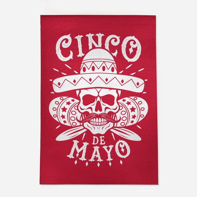 Cinco De Mayo Skull-None-Indoor-Rug-Boggs Nicolas