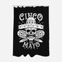 Cinco De Mayo Skull-None-Polyester-Shower Curtain-Boggs Nicolas