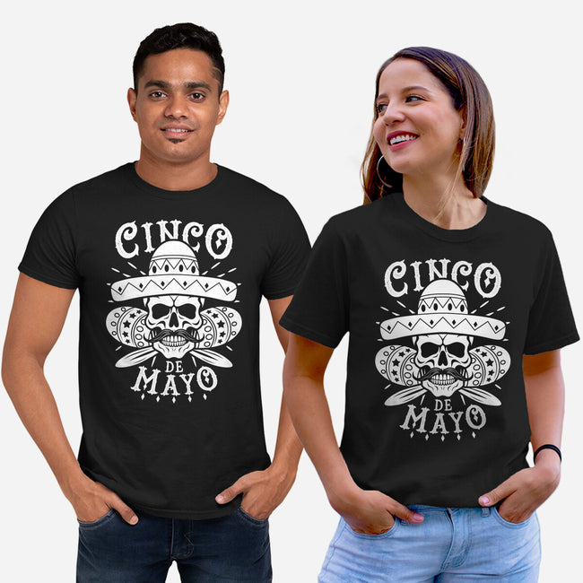 Cinco De Mayo Skull-Unisex-Basic-Tee-Boggs Nicolas