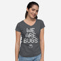 We Are Bugs-Womens-V-Neck-Tee-CappO