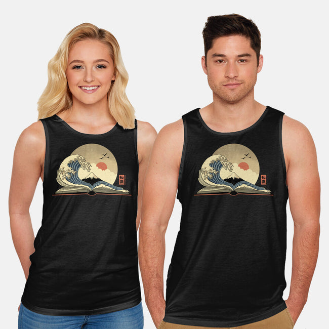 The Great Wave Of Knowledge-Unisex-Basic-Tank-retrodivision