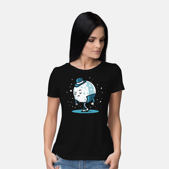 Moonwalking-Womens-Basic-Tee-demonigote