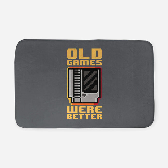 Old Games-None-Memory Foam-Bath Mat-demonigote