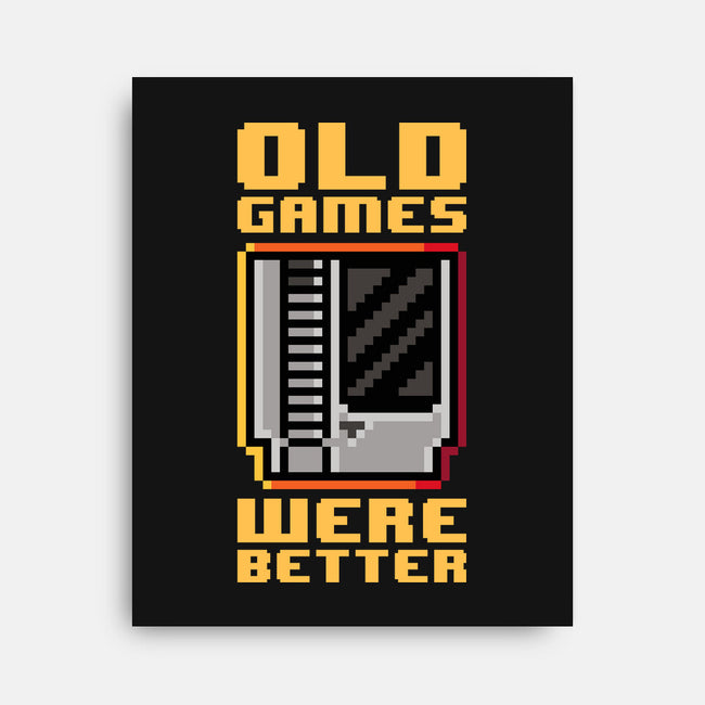Old Games-None-Stretched-Canvas-demonigote