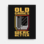 Old Games-None-Stretched-Canvas-demonigote