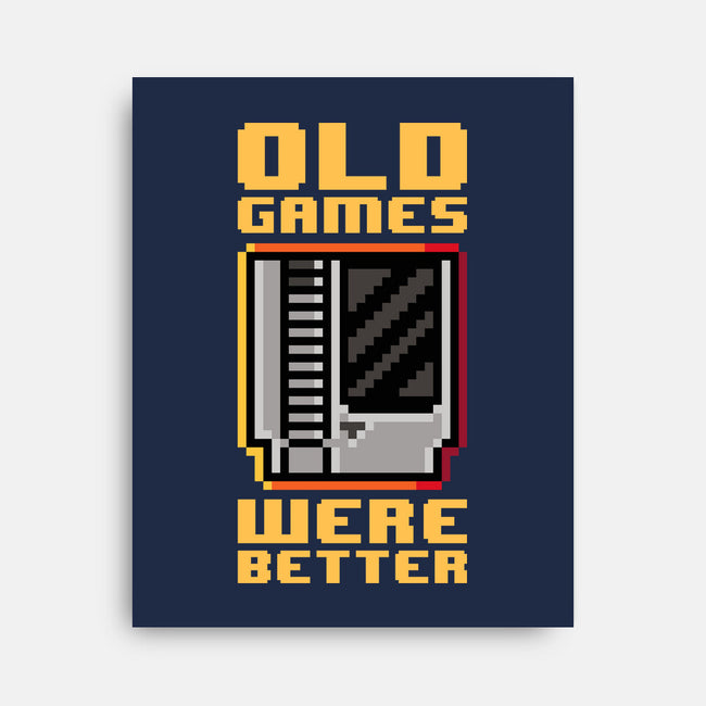 Old Games-None-Stretched-Canvas-demonigote