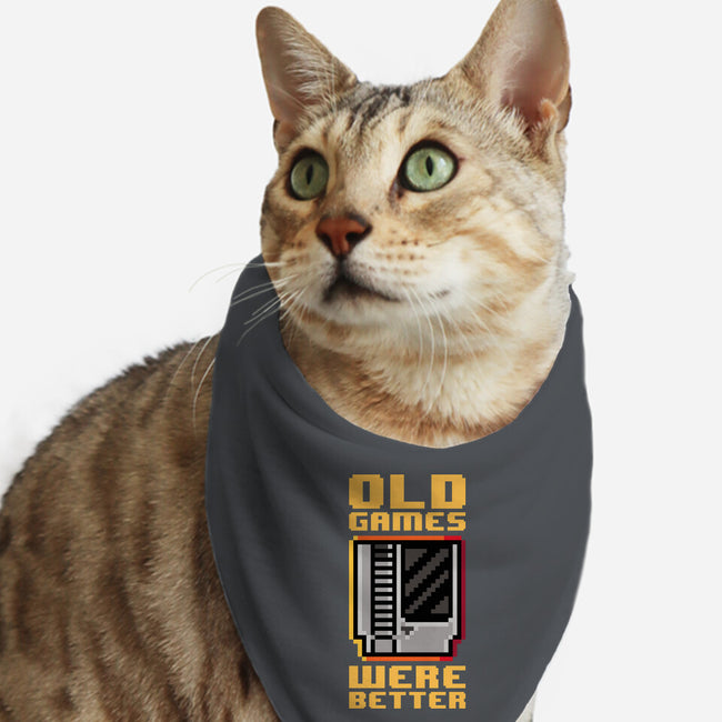 Old Games-Cat-Bandana-Pet Collar-demonigote