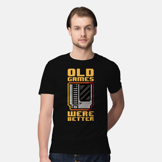 Old Games-Mens-Premium-Tee-demonigote