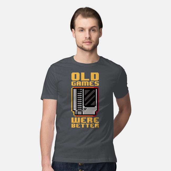 Old Games-Mens-Premium-Tee-demonigote