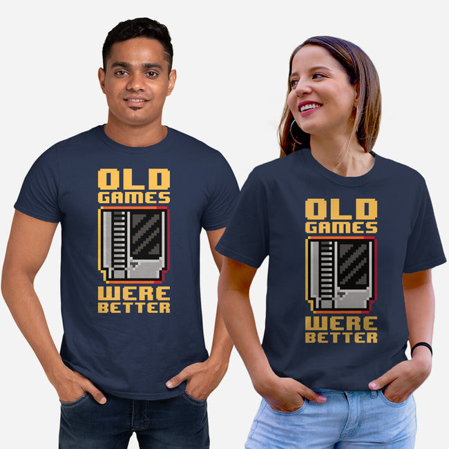 Old Games-Unisex-Basic-Tee-demonigote