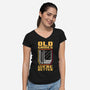 Old Games-Womens-V-Neck-Tee-demonigote