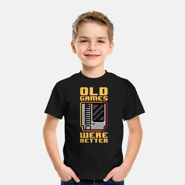 Old Games-Youth-Basic-Tee-demonigote