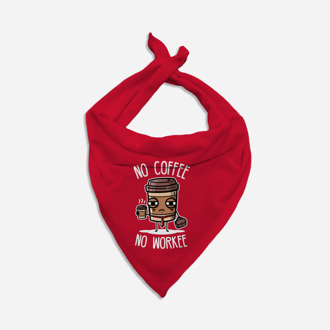 No Coffee-Cat-Bandana-Pet Collar-demonigote