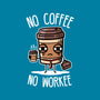 No Coffee-Womens-Fitted-Tee-demonigote