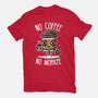 No Coffee-Womens-Fitted-Tee-demonigote