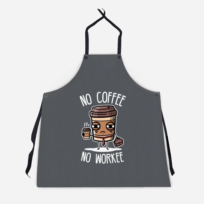 No Coffee-Unisex-Kitchen-Apron-demonigote