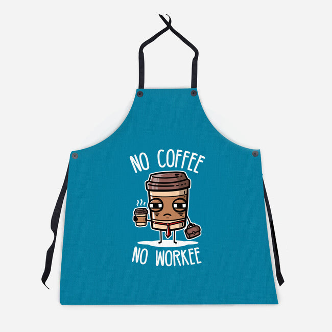 No Coffee-Unisex-Kitchen-Apron-demonigote