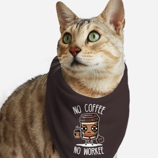 No Coffee-Cat-Bandana-Pet Collar-demonigote