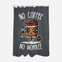 No Coffee-None-Polyester-Shower Curtain-demonigote