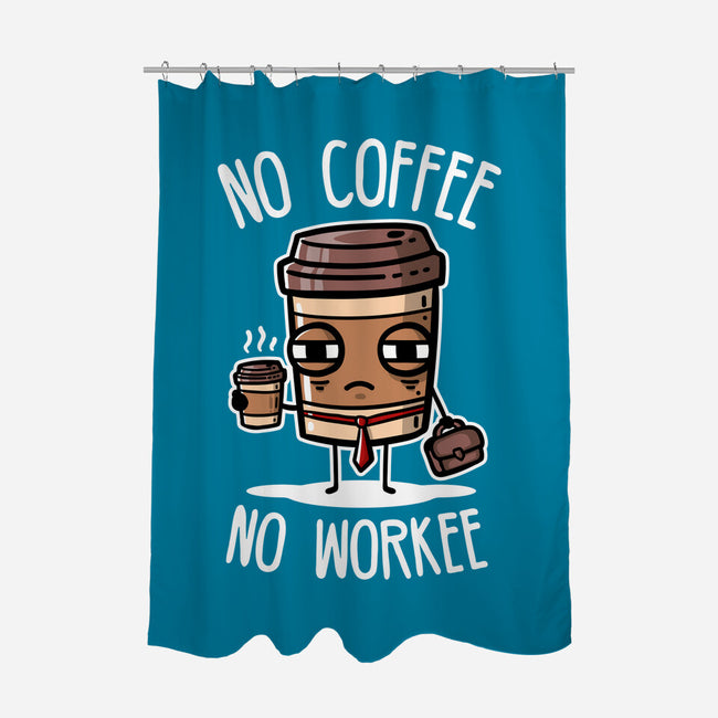 No Coffee-None-Polyester-Shower Curtain-demonigote