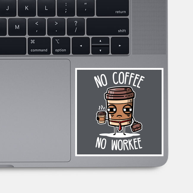 No Coffee-None-Glossy-Sticker-demonigote