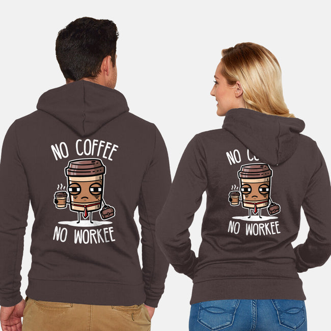 No Coffee-Unisex-Zip-Up-Sweatshirt-demonigote