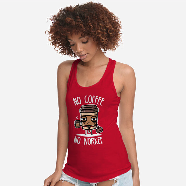 No Coffee-Womens-Racerback-Tank-demonigote