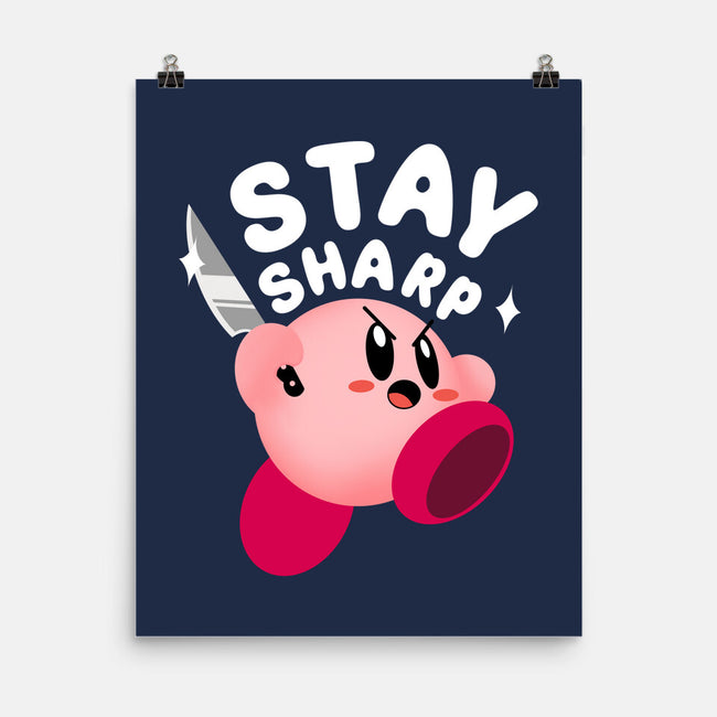 Kirby Stay Sharp-None-Matte-Poster-Tri haryadi