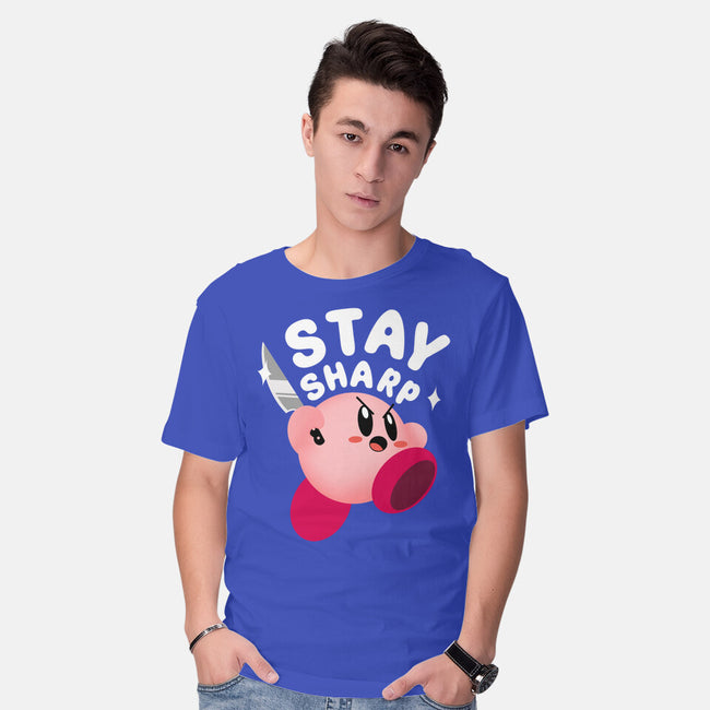 Kirby Stay Sharp-Mens-Basic-Tee-Tri haryadi