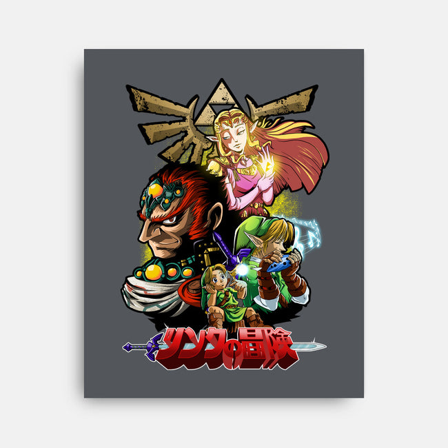 Hyrule Force-None-Stretched-Canvas-Diego Oliver