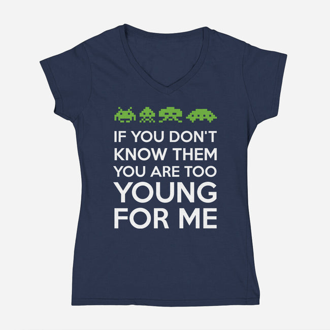 If You Don't Know Them-Womens-V-Neck-Tee-demonigote