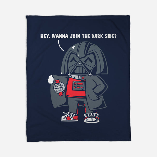 Join The Dark Side-None-Fleece-Blanket-krisren28