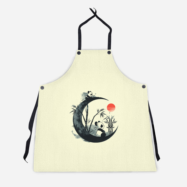 Panda Print-Unisex-Kitchen-Apron-Vallina84