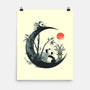 Panda Print-None-Matte-Poster-Vallina84