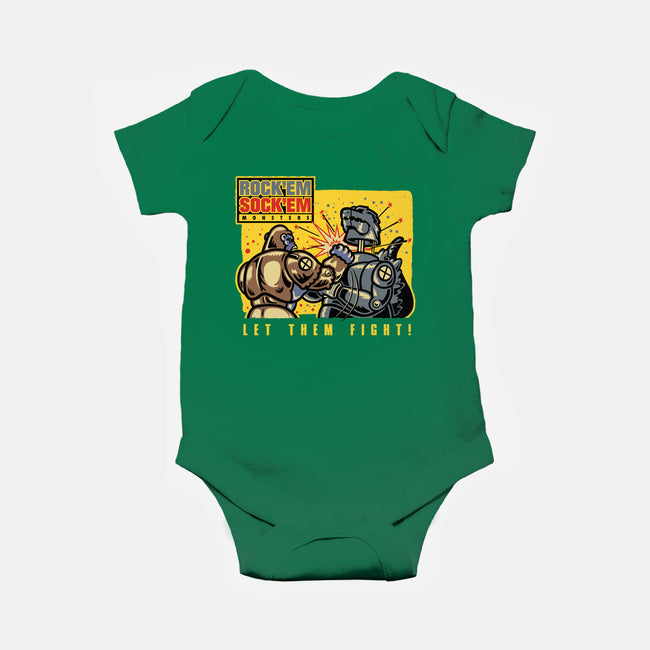 Let Em Fight-Baby-Basic-Onesie-demonigote